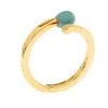 Stella McCartney Matchstick Enamel Gold Tone Ring Size 54 For Women -Stella McCartney Sales luxury women stella mccartney used accessories p230403 002
