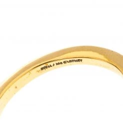Stella McCartney Matchstick Enamel Gold Tone Ring Size 54 For Women -Stella McCartney Sales luxury women stella mccartney used accessories p230403 004