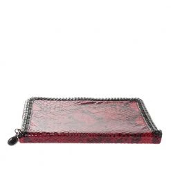 Stella McCartney Red Python Print Faux Leather Falabella IPad Holder For Women 17 Stella McCartney Red Python Print Faux Leather Falabella IPad Holder For Women -Stella McCartney Sales luxury women stella mccartney used accessories p393208 003