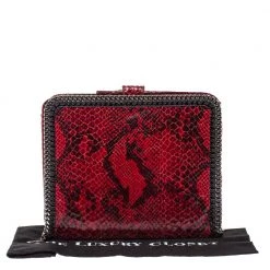 Stella McCartney Red Python Print Faux Leather Falabella IPad Holder For Women 19 Stella McCartney Red Python Print Faux Leather Falabella IPad Holder For Women -Stella McCartney Sales luxury women stella mccartney used accessories p393208 004