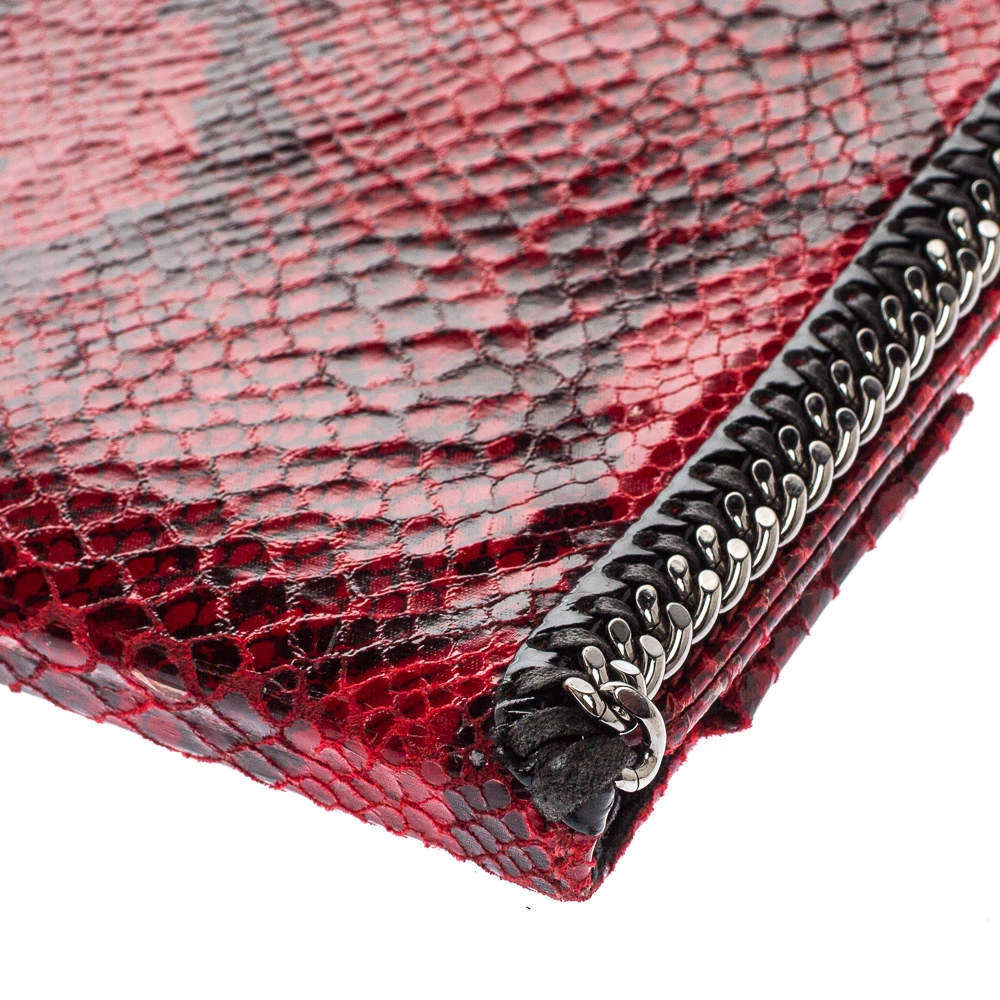 Stella McCartney Red Python Print Faux Leather Falabella IPad Holder For Women 12 Stella McCartney Red Python Print Faux Leather Falabella IPad Holder For Women - Image 10