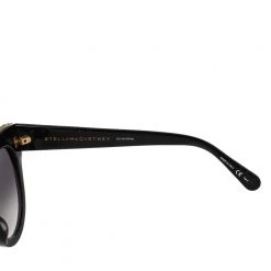 Stella McCartney Black & Gold / Grey Gradient SC0018S Cat Eye Sunglasses For Women -Stella McCartney Sales luxury women stella mccartney used accessories p421495 002