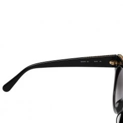 Stella McCartney Black & Gold / Grey Gradient SC0018S Cat Eye Sunglasses For Women -Stella McCartney Sales luxury women stella mccartney used accessories p421495 004