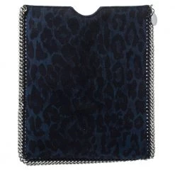 Stella McCartney Blue/Black Leopard Print Faux Leather Falabella IPad Case For Women 15 Stella McCartney Blue/Black Leopard Print Faux Leather Falabella IPad Case For Women -Stella McCartney Sales luxury women stella mccartney used accessories p460982 002
