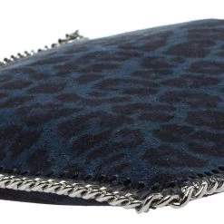 Stella McCartney Blue/Black Leopard Print Faux Leather Falabella IPad Case For Women 21 Stella McCartney Blue/Black Leopard Print Faux Leather Falabella IPad Case For Women -Stella McCartney Sales luxury women stella mccartney used accessories p460982 005