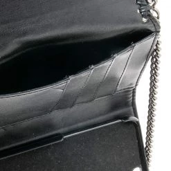 Stella McCartney Brown/Grey Faux Python Leather Falabella Chain Phone Case For Women -Stella McCartney Sales luxury women stella mccartney used accessories p521258 006