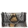 Stella McCartney Brown/Grey Faux Python Leather Falabella Chain Phone Case For Women 1 Stella McCartney Brown/Grey Faux Python Leather Falabella Chain Phone Case For Women -Stella McCartney Sales luxury women stella mccartney used accessories p521258 010