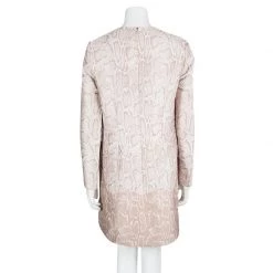Stella McCartney Blush Pink Python Print Long Sleeve Shift Dress M For Women -Stella McCartney Sales luxury women stella mccartney used clothes p103626 003