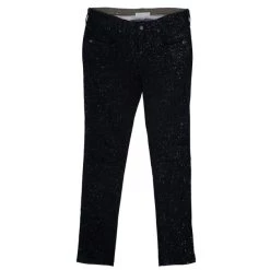 Stella McCartney Black Dotted Jeans M For Women