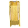 Stella McCartney Beige Contrast Fringe Detail Sleeveless Tunic S For Women -Stella McCartney Sales luxury women stella mccartney used clothes p104648 001