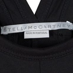 Stella McCartney Black Printed Cotton Jersey Olwen Cutout Sleeveless Dress M For Women -Stella McCartney Sales luxury women stella mccartney used clothes p105288 005