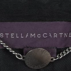 Stella McCartney Navy Blue Wool Contrast Lapel Detail Blazer L For Women -Stella McCartney Sales luxury women stella mccartney used clothes p106534 005