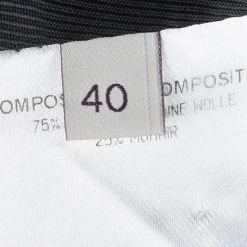 Stella McCartney Black Wool Notched Collar Belted Coat S For Women -Stella McCartney Sales luxury women stella mccartney used clothes p108325 005