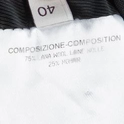 Stella McCartney Black Wool Notched Collar Belted Coat S For Women -Stella McCartney Sales luxury women stella mccartney used clothes p108325 006