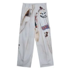 Stella McCartney Printed Silk Trousers S For Women