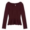 Stella McCartney Burgundy Peplum Top M For Women -Stella McCartney Sales luxury women stella mccartney used clothes p10905 001