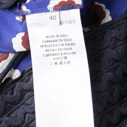 Stella McCartney Printed Silk Plisse Bottom Asymmetric Backless Dress S For Women -Stella McCartney Sales luxury women stella mccartney used clothes p109739 007