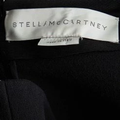 Stella McCartney Black Floral Embossed Jacquard V-Neck Long Sleeve Dress S For Women 12 Stella McCartney Black Floral Embossed Jacquard V-Neck Long Sleeve Dress S For Women -Stella McCartney Sales luxury women stella mccartney used clothes p111154 0005