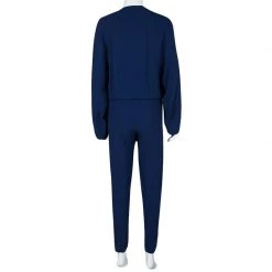 Stella McCartney FW'14 Navy Blue Zip Detail Brooke Jumpsuit S For Women 10 Stella McCartney FW'14 Navy Blue Zip Detail Brooke Jumpsuit S For Women -Stella McCartney Sales luxury women stella mccartney used clothes p112692 003