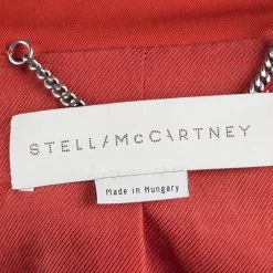 Stella McCartney Red Wool Ingrid Blazer And Cropped Pant Suit XS For Women -Stella McCartney Sales luxury women stella mccartney used clothes p113843 0008