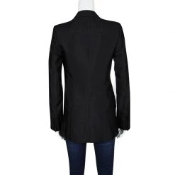 Stella McCartney Black Diamond Jacquard Blazer S For Women -Stella McCartney Sales luxury women stella mccartney used clothes p118035 0003