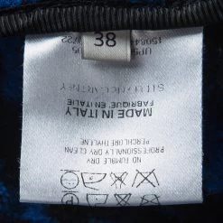 Stella McCartney Blue And Black Wool Short Sleeve Jacket S For Women -Stella McCartney Sales luxury women stella mccartney used clothes p120521 006