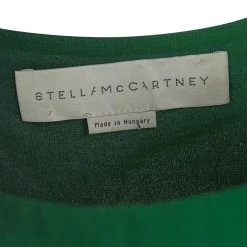 Stella McCartney Green Ombre Silk Chiffon Flutter Sleeve Blouse M For Women -Stella McCartney Sales luxury women stella mccartney used clothes p122964 005