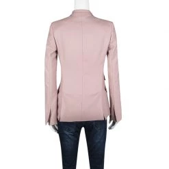 Stella McCartney Dull Pink Tailored Wool Blazer S For Women -Stella McCartney Sales luxury women stella mccartney used clothes p123377 003