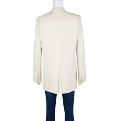 Stella McCartney Cream Tailored Blazer M For Women 10 Stella McCartney Cream Tailored Blazer M For Women -Stella McCartney Sales luxury women stella mccartney used clothes p123896 003