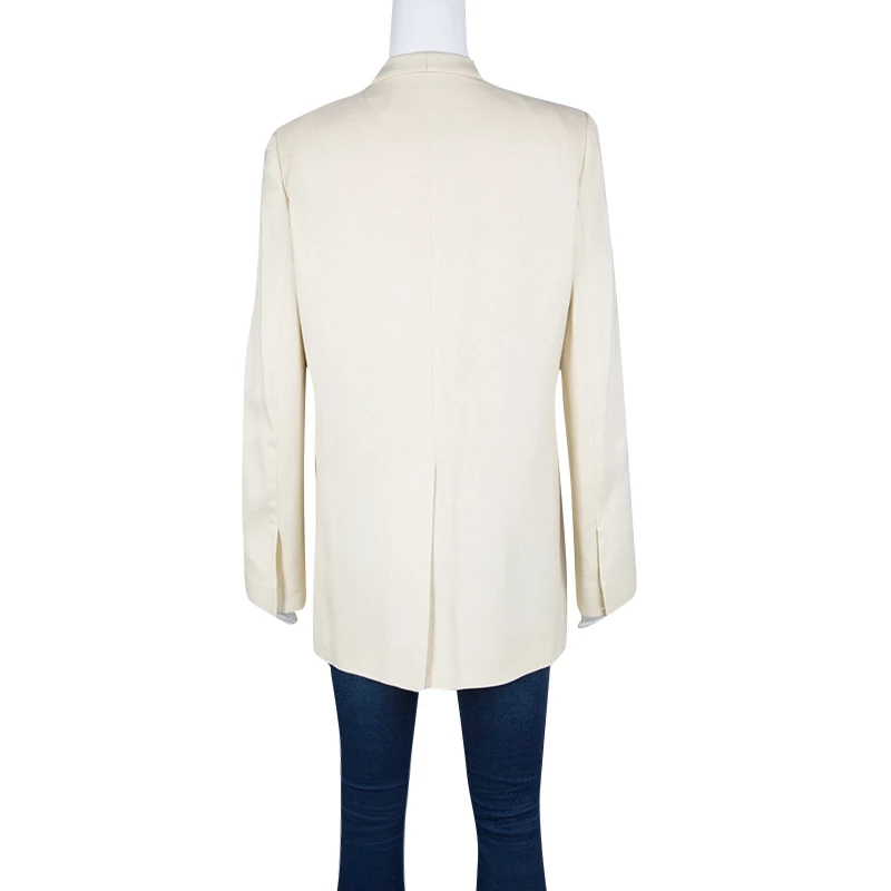 Stella McCartney Cream Tailored Blazer M For Women 5 Stella McCartney Cream Tailored Blazer M For Women - Image 3