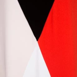 Stella McCartney Colorblock Velvet And Crepe Long Sleeve Maxi Dress M For Women -Stella McCartney Sales luxury women stella mccartney used clothes p124623 0004