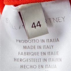 Stella McCartney Colorblock Velvet And Crepe Long Sleeve Maxi Dress M For Women -Stella McCartney Sales luxury women stella mccartney used clothes p124623 0006