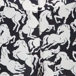 Stella McCartney Monochrome Horse Printed Silk Darcy Palazzo Pants S For Women -Stella McCartney Sales luxury women stella mccartney used clothes p129387 004