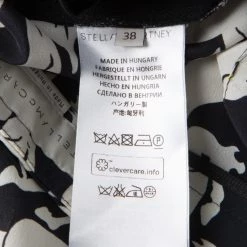 Stella McCartney Monochrome Horse Printed Silk Darcy Palazzo Pants S For Women -Stella McCartney Sales luxury women stella mccartney used clothes p129387 006