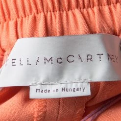 Stella McCartney Orange Julia Stretch Cady Jogger Pants S For Women -Stella McCartney Sales luxury women stella mccartney used clothes p129398 005