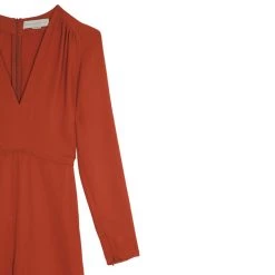 Stella McCartney Orange V-neck Jumpsuit S For Women 17 Stella McCartney Orange V-neck Jumpsuit S For Women -Stella McCartney Sales luxury women stella mccartney used clothes p12991 006