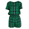 Stella McCartney Green Aurore Gingham Checked Boat Neck Romper S For Women 1 Stella McCartney Green Aurore Gingham Checked Boat Neck Romper S For Women -Stella McCartney Sales luxury women stella mccartney used clothes p135464 0001