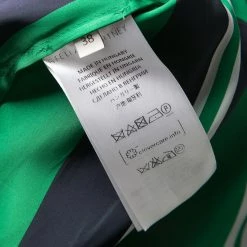 Stella McCartney Green Aurore Gingham Checked Boat Neck Romper S For Women -Stella McCartney Sales luxury women stella mccartney used clothes p135464 0006