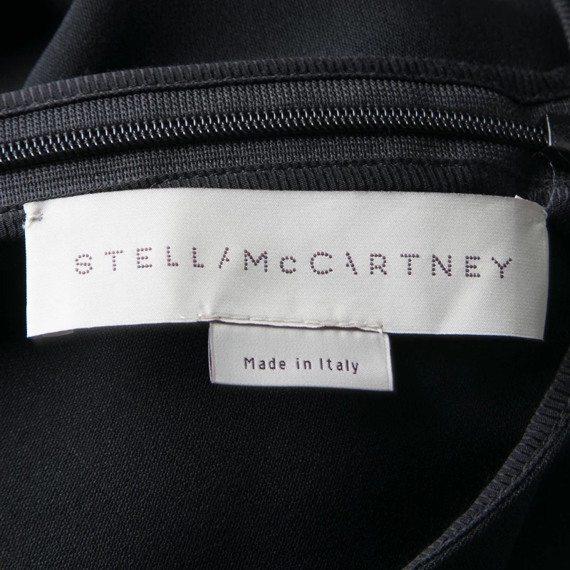 Stella McCartney Black Metal And Crystal Embellished Long Sleeve Viac Tunic L For Women 8 Stella McCartney Black Metal And Crystal Embellished Long Sleeve Viac Tunic L For Women - Image 6