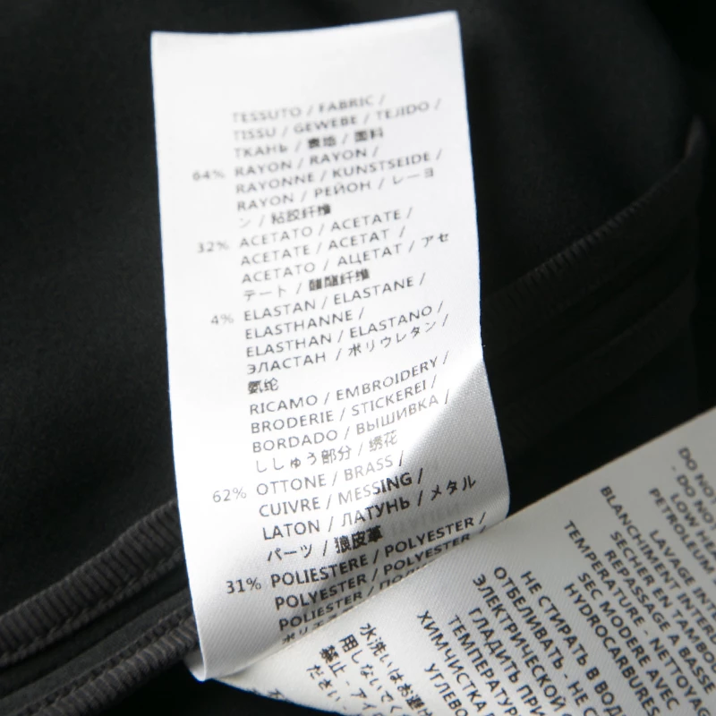 Stella McCartney Black Metal And Crystal Embellished Long Sleeve Viac Tunic L For Women 9 Stella McCartney Black Metal And Crystal Embellished Long Sleeve Viac Tunic L For Women - Image 7