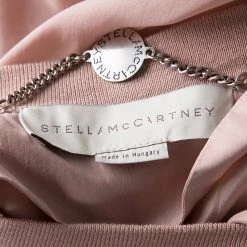 Stella McCartney Pale Pink Silk Side Slit Detail Tunic M For Women -Stella McCartney Sales luxury women stella mccartney used clothes p135614 0006