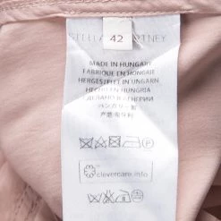 Stella McCartney Pale Pink Silk Side Slit Detail Tunic M For Women -Stella McCartney Sales luxury women stella mccartney used clothes p135614 0007