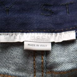 Stella McCartney Indigo Dark Wash Denim Flared High Waist Culottes M For Women 13 Stella McCartney Indigo Dark Wash Denim Flared High Waist Culottes M For Women -Stella McCartney Sales luxury women stella mccartney used clothes p139137 0005