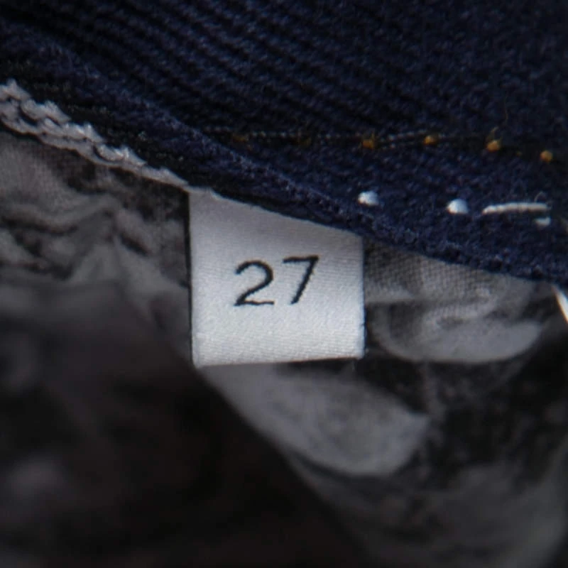 Stella McCartney Indigo Dark Wash Denim Flared High Waist Culottes M For Women 8 Stella McCartney Indigo Dark Wash Denim Flared High Waist Culottes M For Women - Image 6