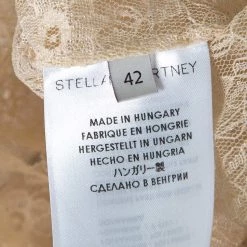 Stella McCartney Beige Jasper Rosebud Sheer Lace Top M For Women -Stella McCartney Sales luxury women stella mccartney used clothes p143609 0006