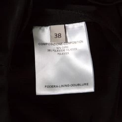 Stella McCartney Black Satin Ruffled Neck Waist Tie Detail Sleeveless Top S For Women -Stella McCartney Sales luxury women stella mccartney used clothes p147168 0006