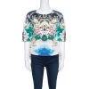 Stella McCartney Multicolor Hawaiian Print Stretch Cotton Buttoned Back Detail Top M For Women 1 Stella McCartney Multicolor Hawaiian Print Stretch Cotton Buttoned Back Detail Top M For Women -Stella McCartney Sales luxury women stella mccartney used clothes p152903 0001