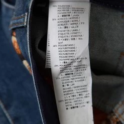 Stella McCartney Indigo Denim Floral Jacquard Trim Studded Mini Skirt S For Women -Stella McCartney Sales luxury women stella mccartney used clothes p154204 0006