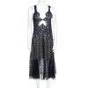 Stella McCartney Navy Blue Floral Lace Semi Sheer Sleeveless Midi Dress S For Women -Stella McCartney Sales luxury women stella mccartney used clothes p155881 0001