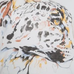 Stella McCartney White Leopard Head Printed Cotton T-Shirt M For Women 12 Stella McCartney White Leopard Head Printed Cotton T-Shirt M For Women -Stella McCartney Sales luxury women stella mccartney used clothes p162634 006